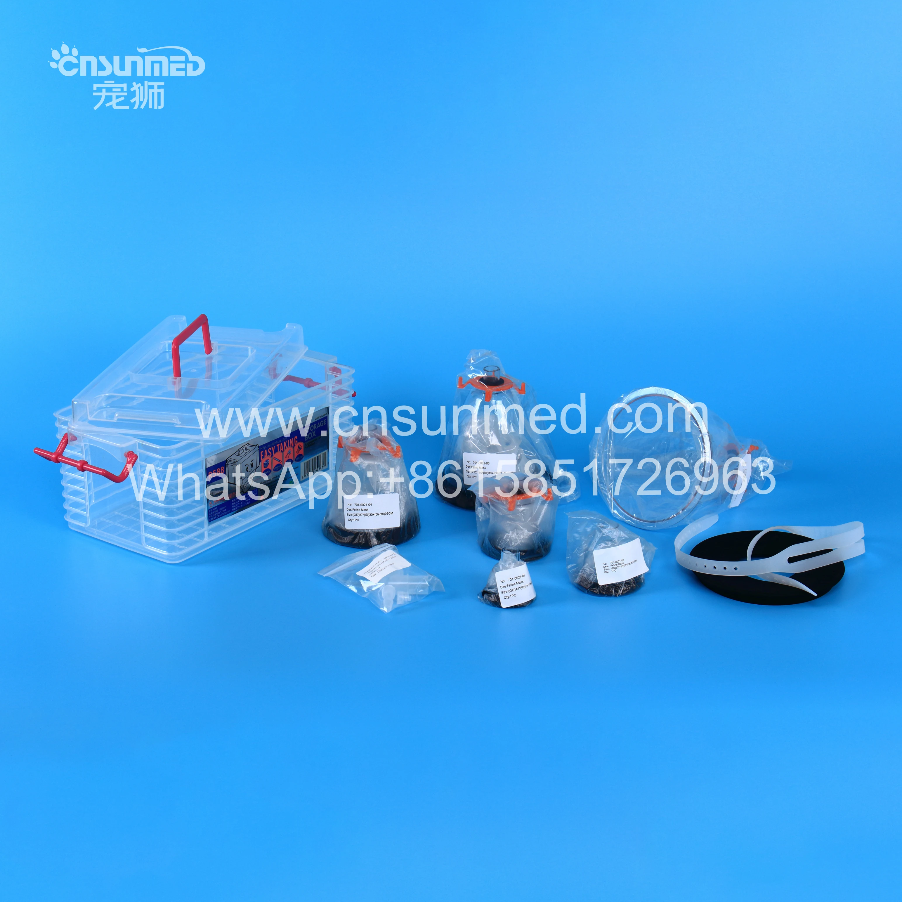 
Veterinary Anesthesia Mask set animal oxygen mask 