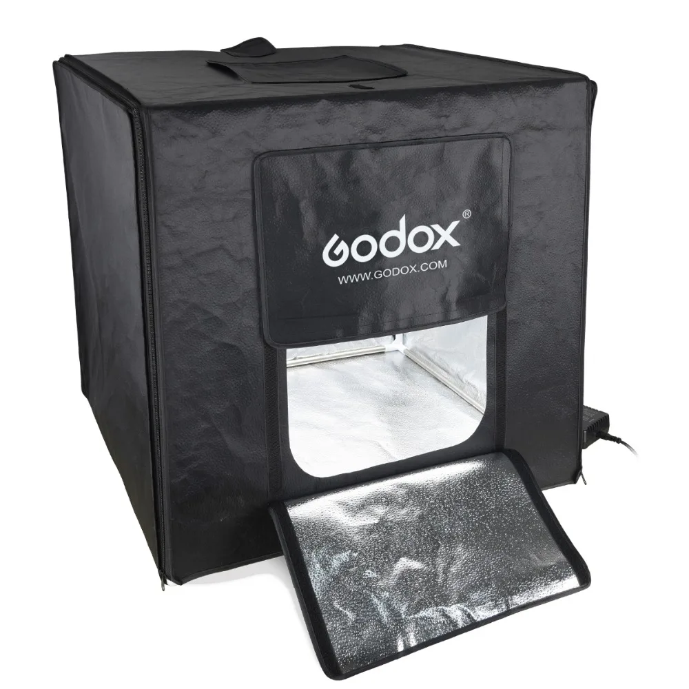 

Godox LSD40 40*40*40cm LED Mini Photography Studio Shooting Tent Softbox with 2pcs LED Light Board 5800K CRI 96+ Power 40W