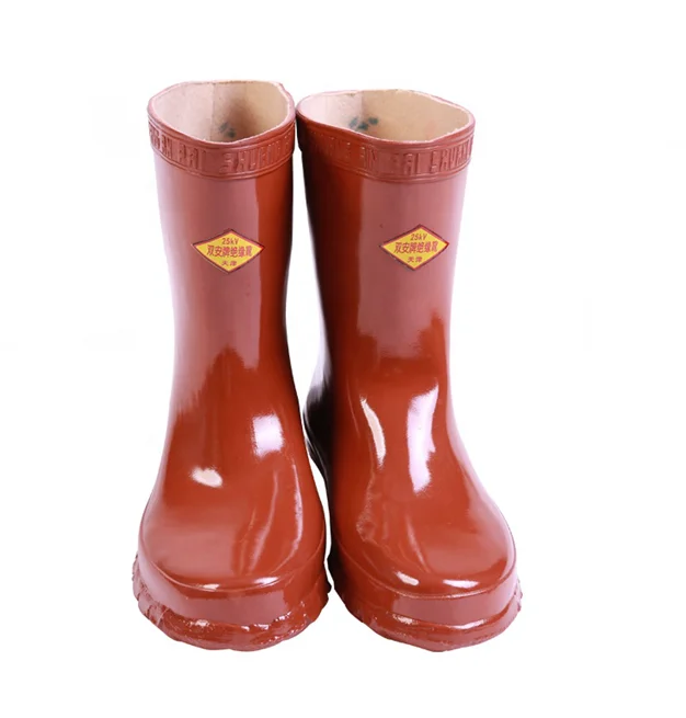 

PPE PLUS Brand 25 Kv Red And Black Waterproof Insulated Rubber Boot For Industry