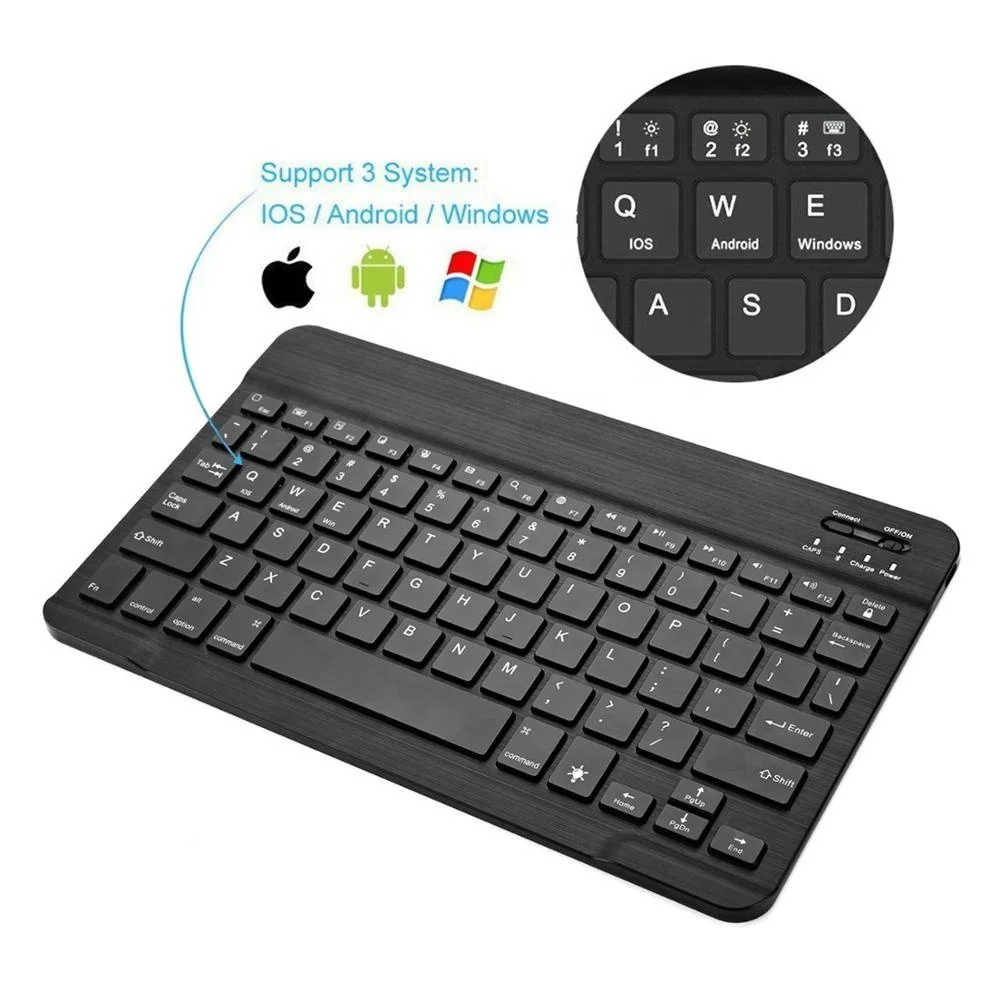 

9.7 10.1inch universal tablet pc wireless bluetooth keyboard with ios system for ipad, More colors