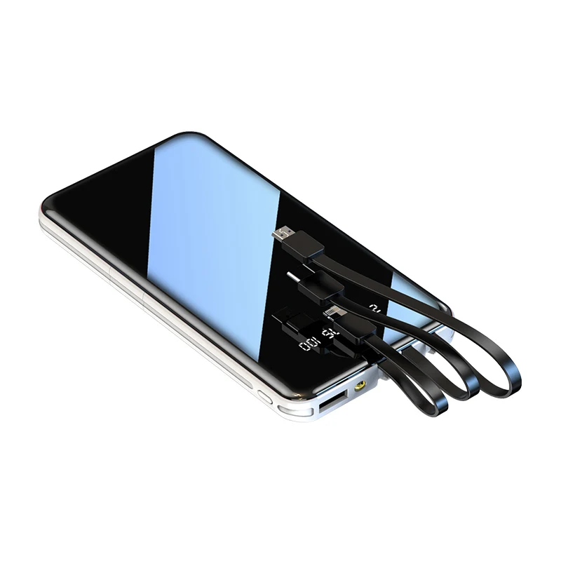 

Wholesale Convenient Mobile Phone Stand Design Portable 10000mah Mini Power Bank