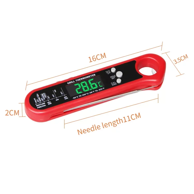 

Digital Instant Read Meat Thermometer Kitchen Food Cooking BBQ Milk Coffee Dual External Probe Food Thermometer