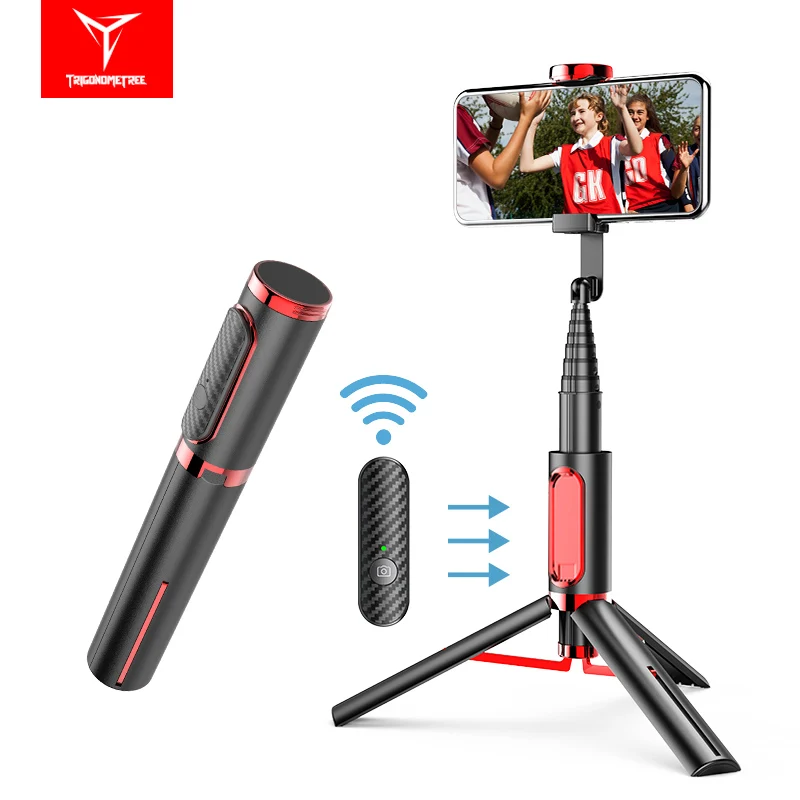 
Factory manufacturers Selfie Stick Tripod Lightweight Aluminum All in One Extendable Phone Tripod 
