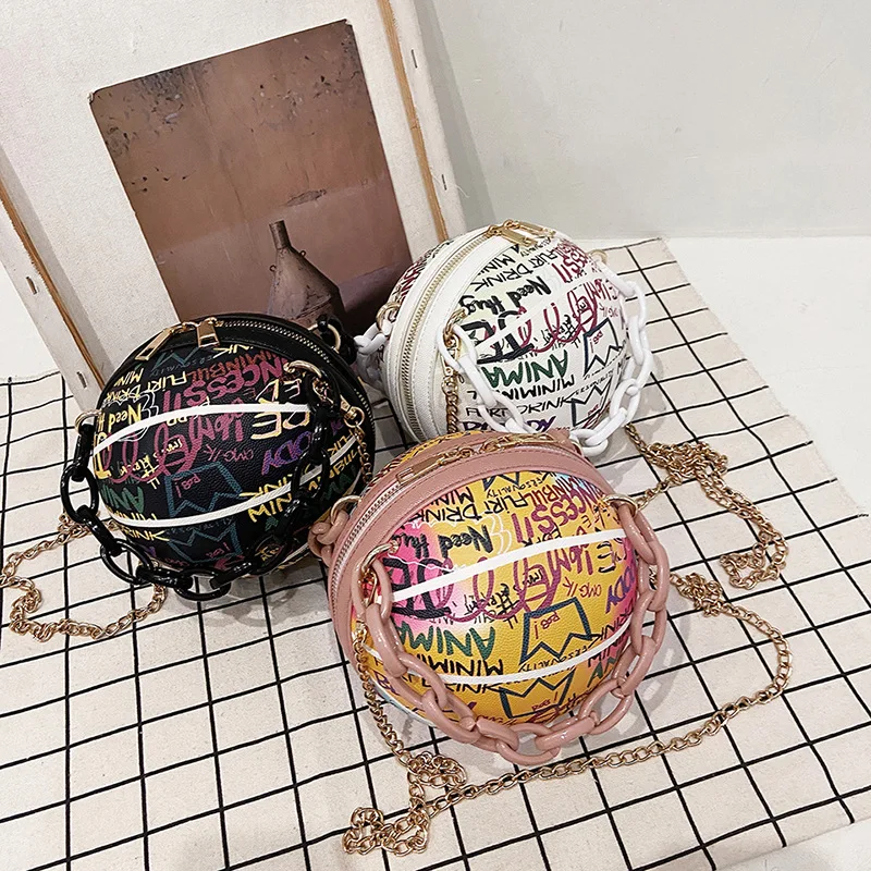 

Vintage Ball Bag High Quality Basketball Woman Handbag For Handbag Woman Pu