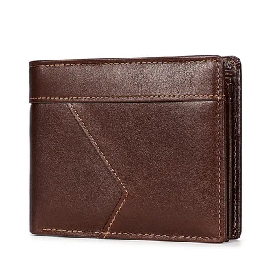 

High quality Bifold Wallet genuine leather gents wallet mens card holder pocket wallet for men