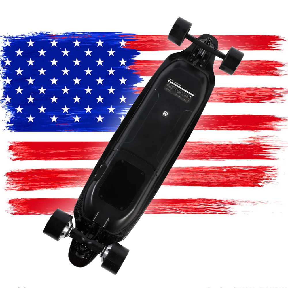 USA DROP SHIPPING FREE SHIPPING MOQ 1 piece electric skateboard longboard panther powerful Dual motor electric mountainboard