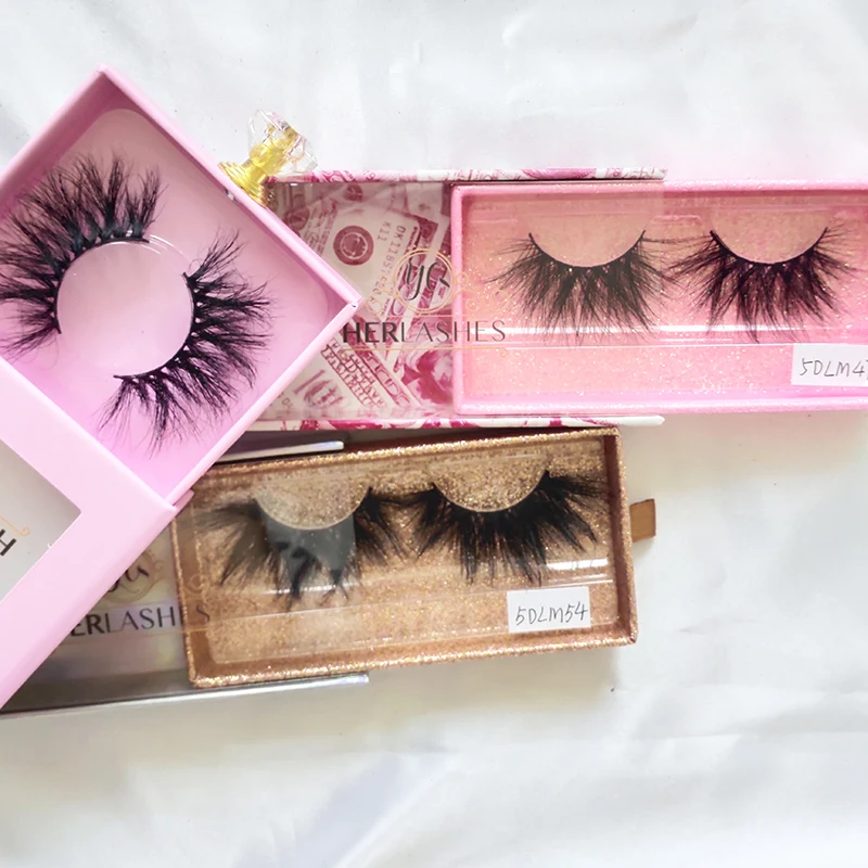 

Factory Wholesale 25mm Mink Eyelash 3d Real Fur Mink Lashes With Lashes Packaging