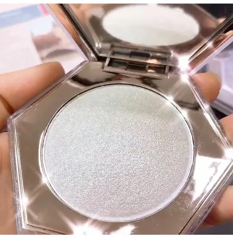 Custom Face Diamond Glow Highlighter Makeup No Logo Label Dry Vegan