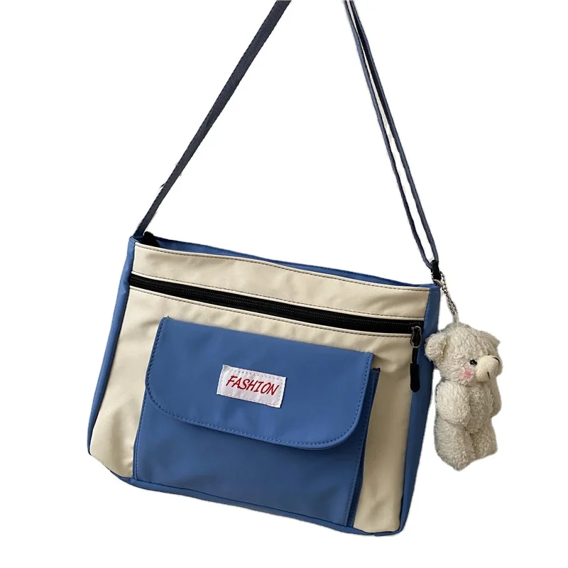 

Large Canvas Shoulder Bag Hobo Tote Handbag Casual Crossbody bag, Blue