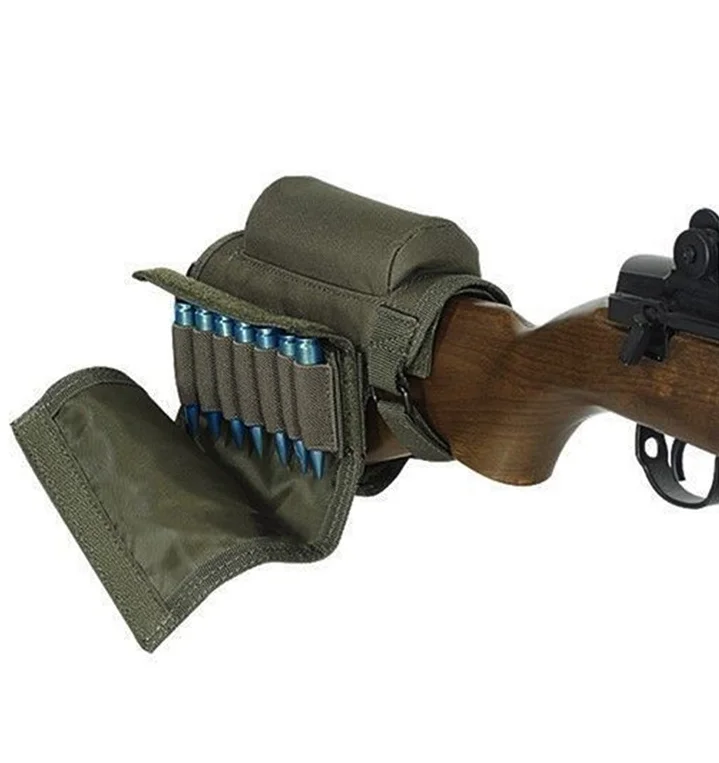 

New Tactical Buttstock Rifle Shell Cartridge Holder Ammo Rifle Gun Bullet Carrier