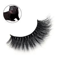 

100% Mink Individual Eyelash Extention High Quality Eyelash Extens 3D Mink Flat Shape False Eyelash