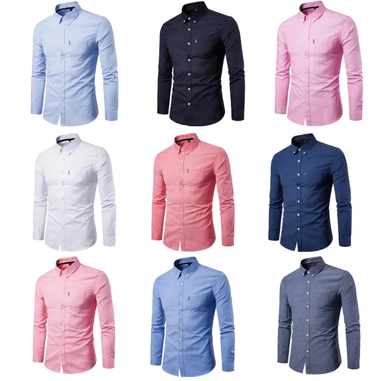 Custom Shirts For Men Different Colors Dress Shirts For Men Formal ...