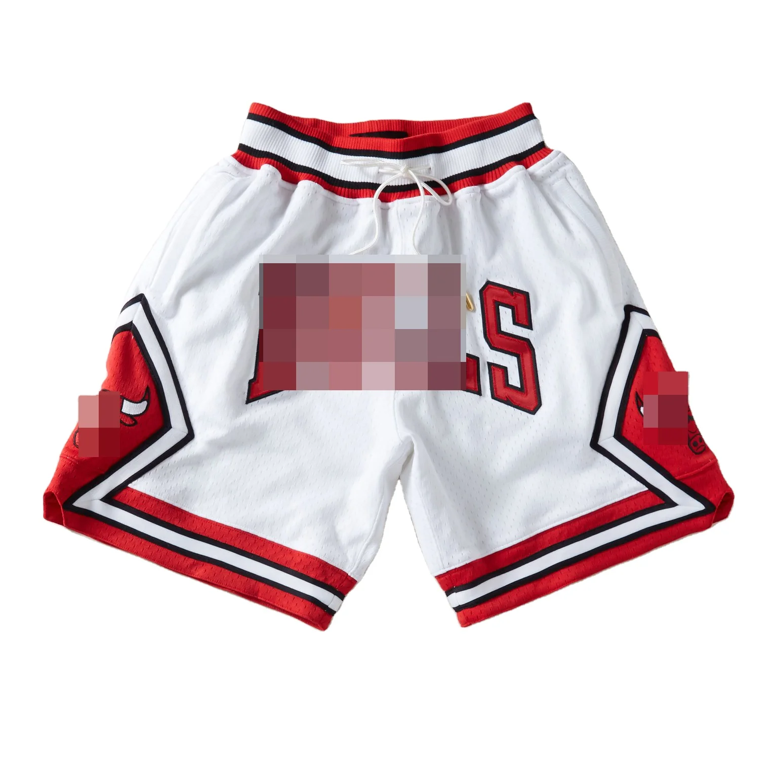 

Factory direct sales mens just shorts embroidery basketball shorts white 1992 Bulls Shorts