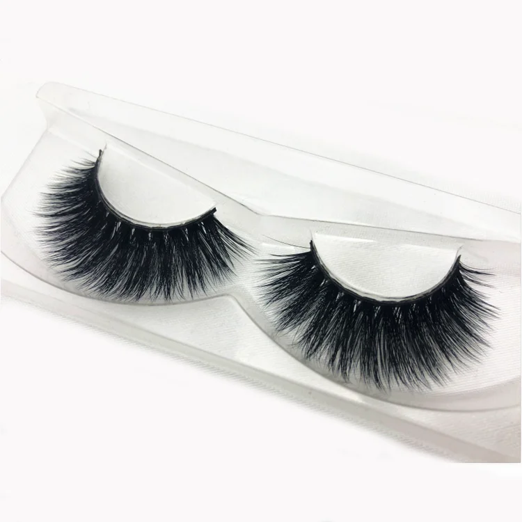 
Wholesale very soft luxury 3D faux 25mm faux mink eyelash vendor customized boxes packaging 