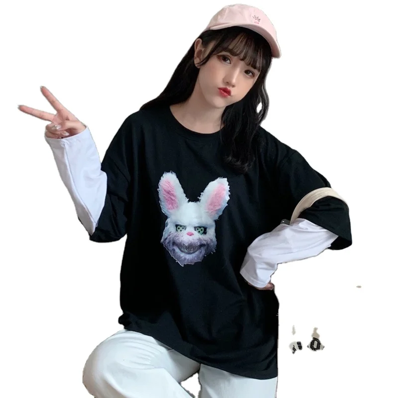 

Spring and Autumn Sweater long-sleeved tide Sweater hooded thin autumn