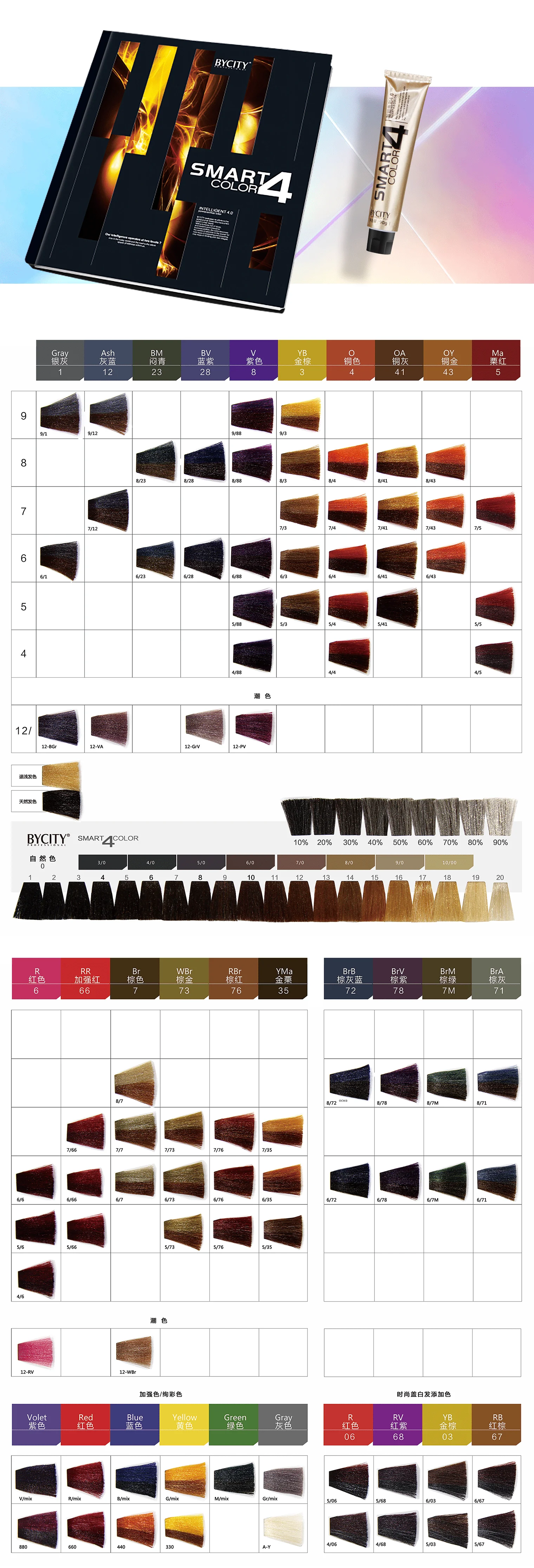 Premium Hair Dye Cream Light Ash Brown Pink Pearl Radiant Hair Color