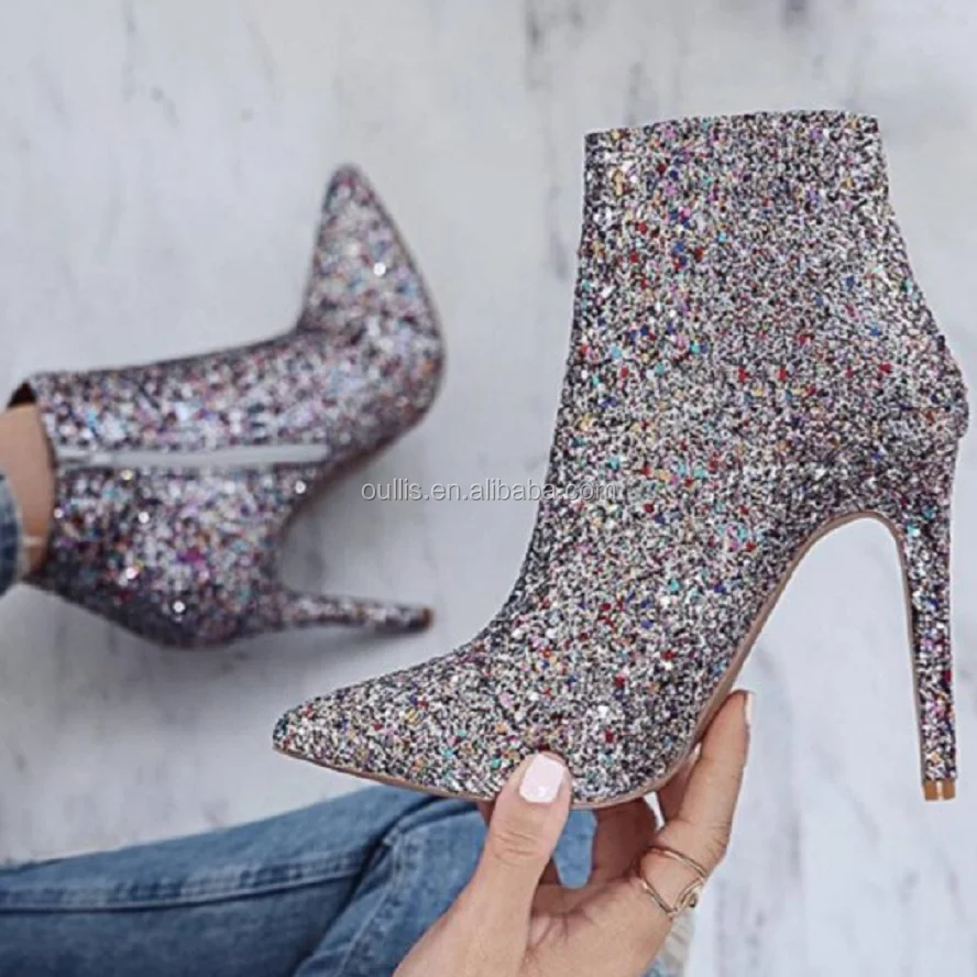 Botines mujer brillantes Clearance