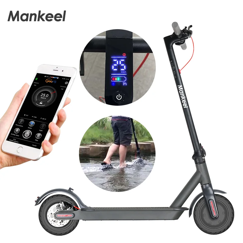 

USA and Germany warehouse xiaomi m365 pro elektroroller electric scooter adult Foldable E-scooter with APP 7.8Ah, Black and white