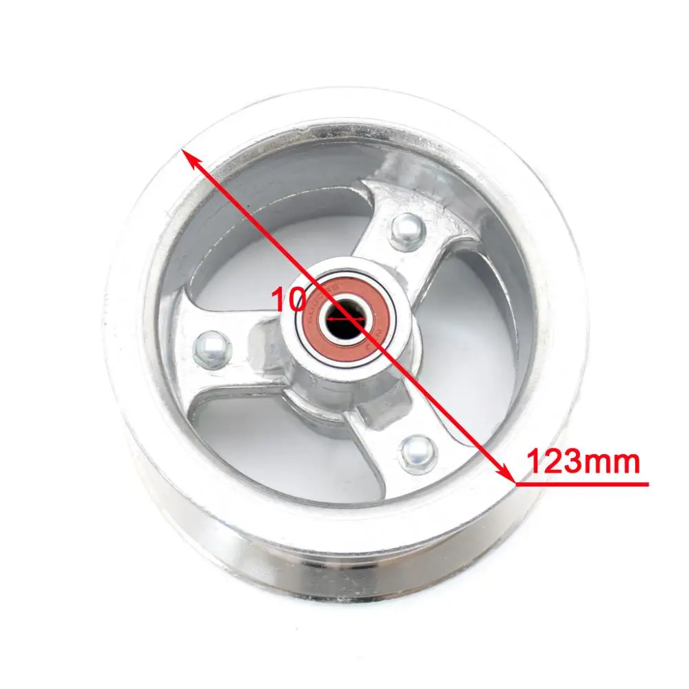 

3.00-4 4.10-4 4 inch Tire Scooter Wheel Hubs Aluminium 10inch Wheel Rim 3.50-4 9x3.50-4 for scooter bike ATV Go Kart