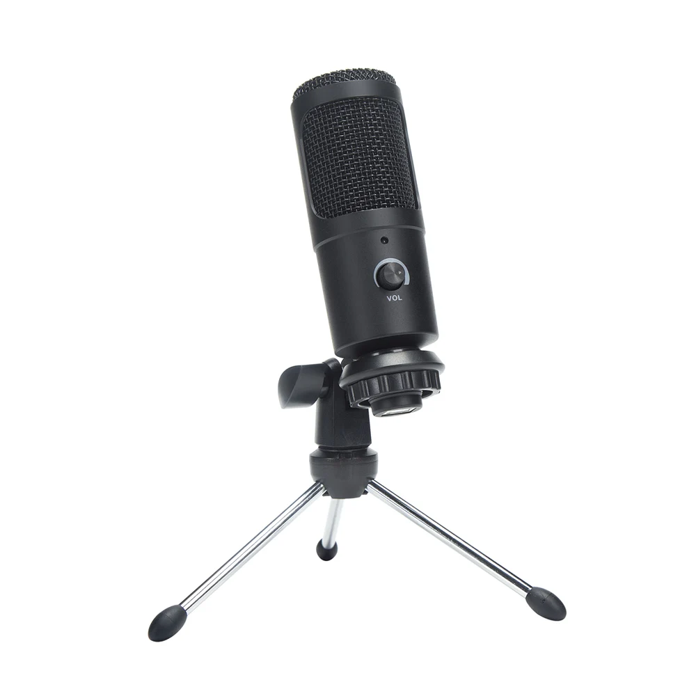 

High Quality Professional computer usb studio condenser microphone with microphone stand