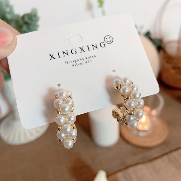 

Hot Sale 21524 Hoop Korean Fashion Cheap Jewelry Earring Necklace Wholesale Woman Earrings