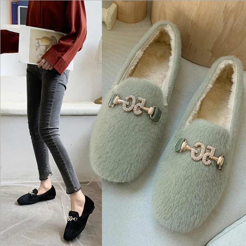 ladies flat winter shoes
