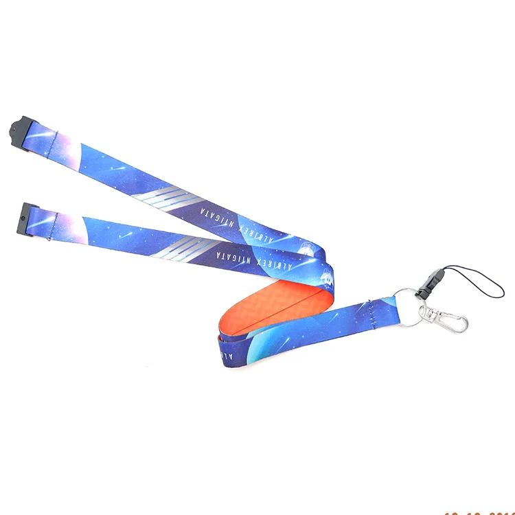 Promotion neck lanyard qr code iphone lanyard small 
