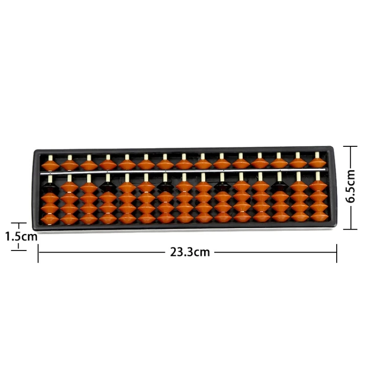 

Cheaper price Plastic Abacus 15 Digits Arithmetic Tool Math Learn Aid Calculating Learning Math Toy Toys Gifts for Kids