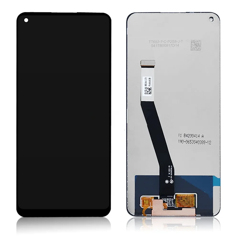 

For Xiaomi Redmi Note 9 Pro/Note 9S LCD Display Touch Screen Digitizer Full Glass Lens Panel Assembly M2003J6A1G M2003J6B2G, Black