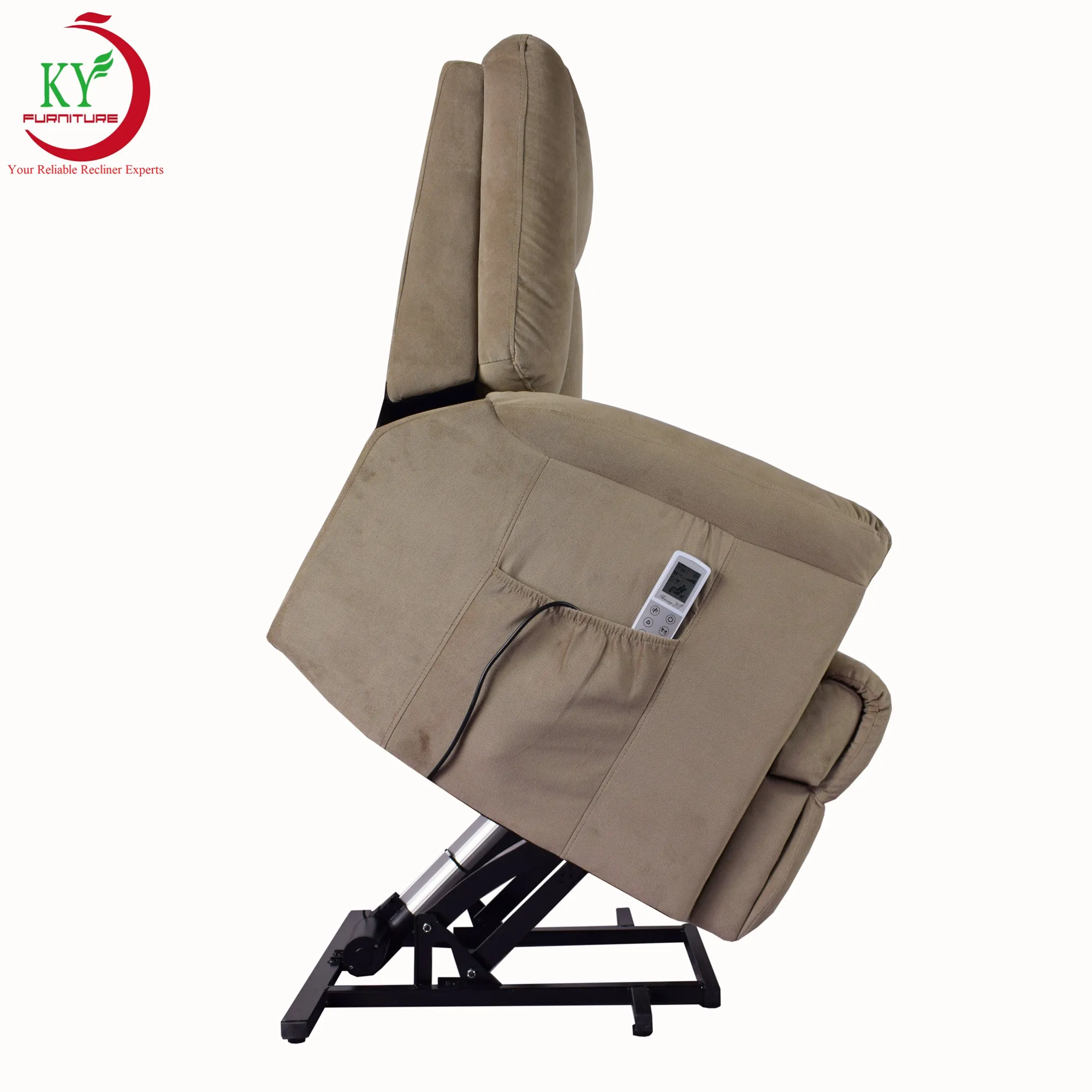 Jky Furniture Zoy Electric Power Lift Rise Wall Hugger Relaxing