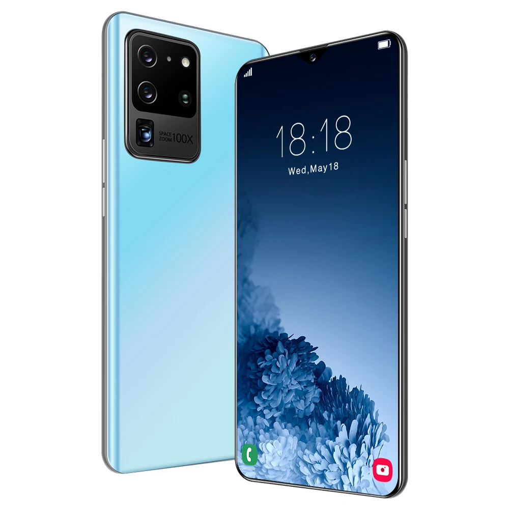 

6.6 HD phone S21U 6G+128G Android unlocked global version wholesale gaming mobile phone phones