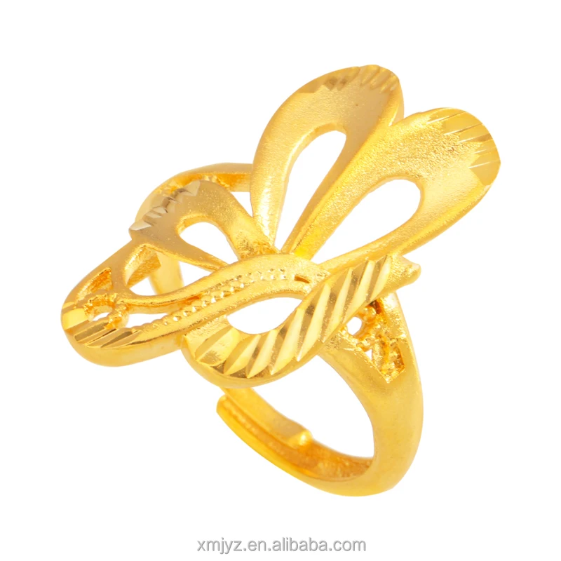 

Live Source Fashion Big Butterfly Ring Fashion Ring Opening Adjustable Ring Female Wholesale Direct Sales