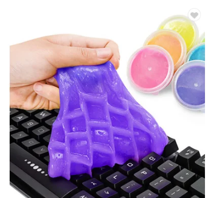 

Ready to Ship cleaning gel for car detailing putty auto cleaning wholesale super clean gel non toxic multifunctional clean slime, Colorful screen spray cleaner