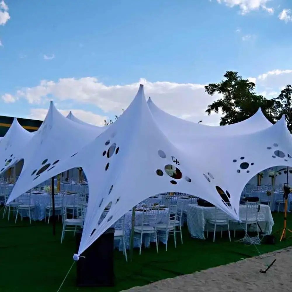 

cheese stretch hole tent with happiness wedding, Customized color