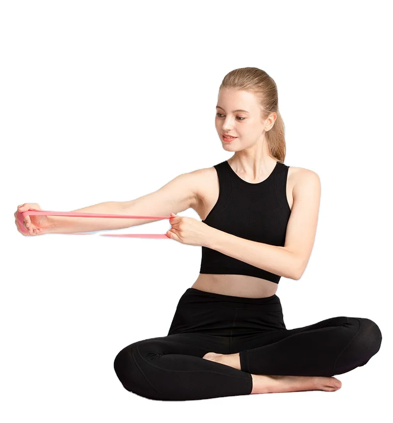

Factory Wholesale exercise bands resistance Private Label Physical Therapy Fitness Stretch latex Resistance Bands set for yoga