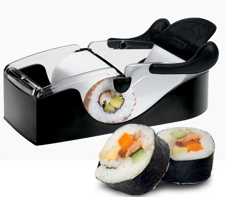 

Easy Diy Mold Kitchen Roll Set Making Sushi Roller Tools Kit, Black