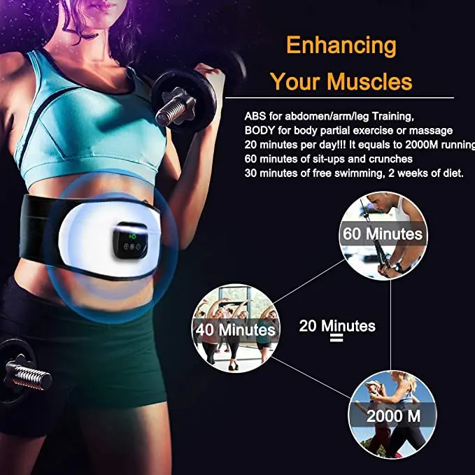 Ab Flex Ab Toning Belt for Slender Toned Stomach Muscles