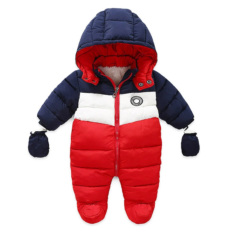 

New Fashion Baby Winter&Autumn Clothes Newborn infant Jumpsuit Inside Fleece Rompers Autumn Overalls Children Outerwear