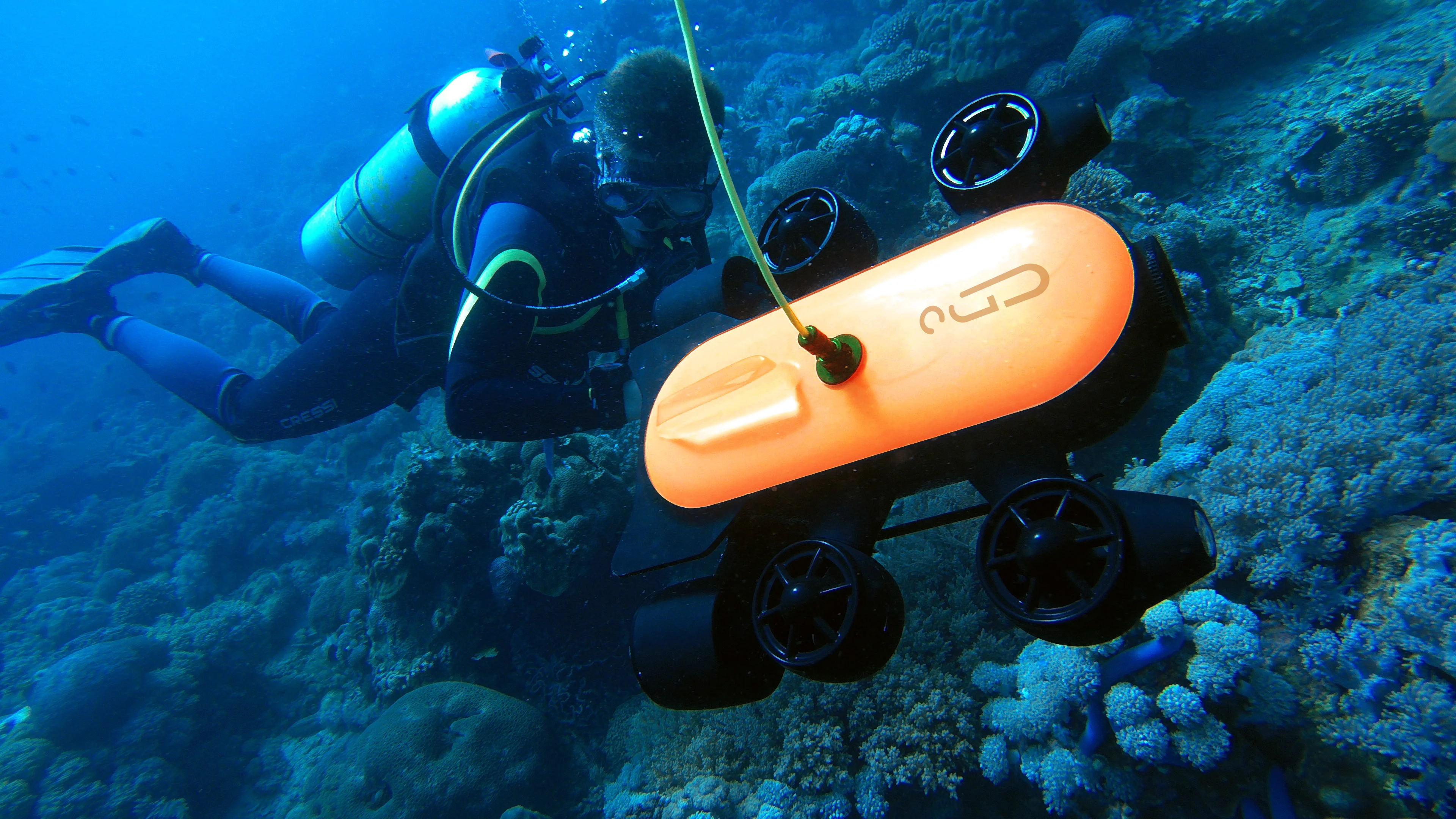 new underwater drone camera, eyes of the ocean