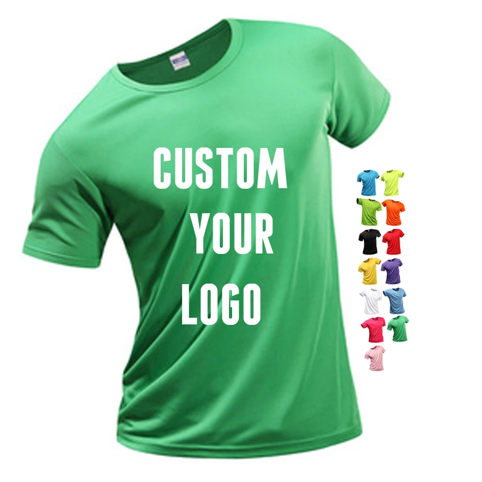 

Branded T-Shirt Apparel Print Customize Sport T-Shirt Men Custom Printing Bulk Blank T Shirts