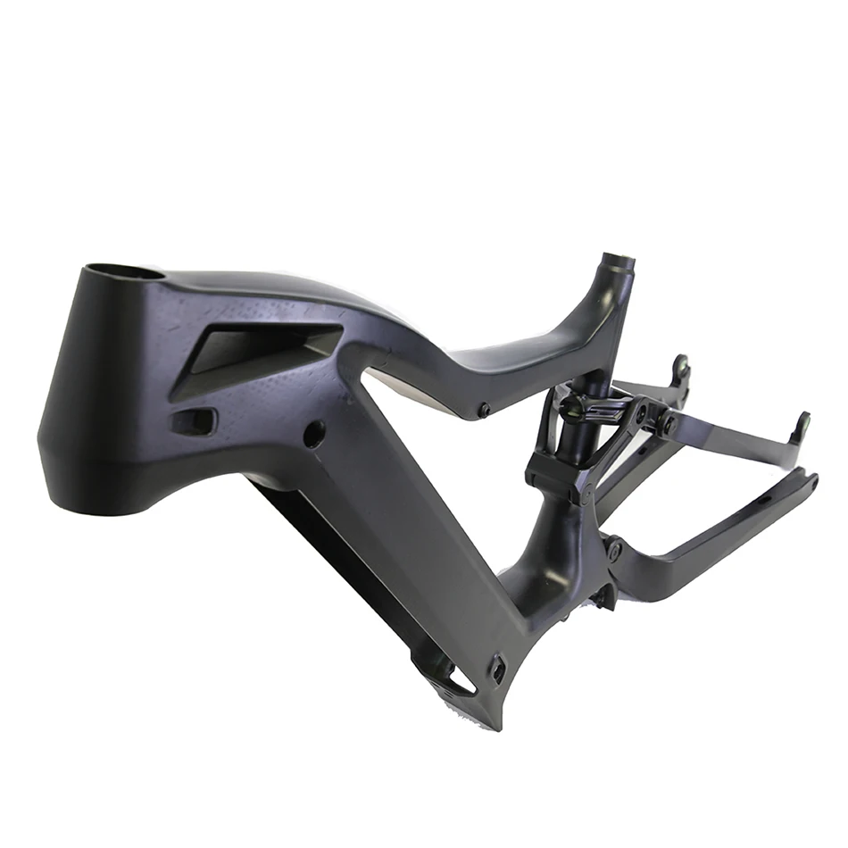 

Electric Bike Parts Carbon Fiber ebike Frame For DIY Ebike, Matte black