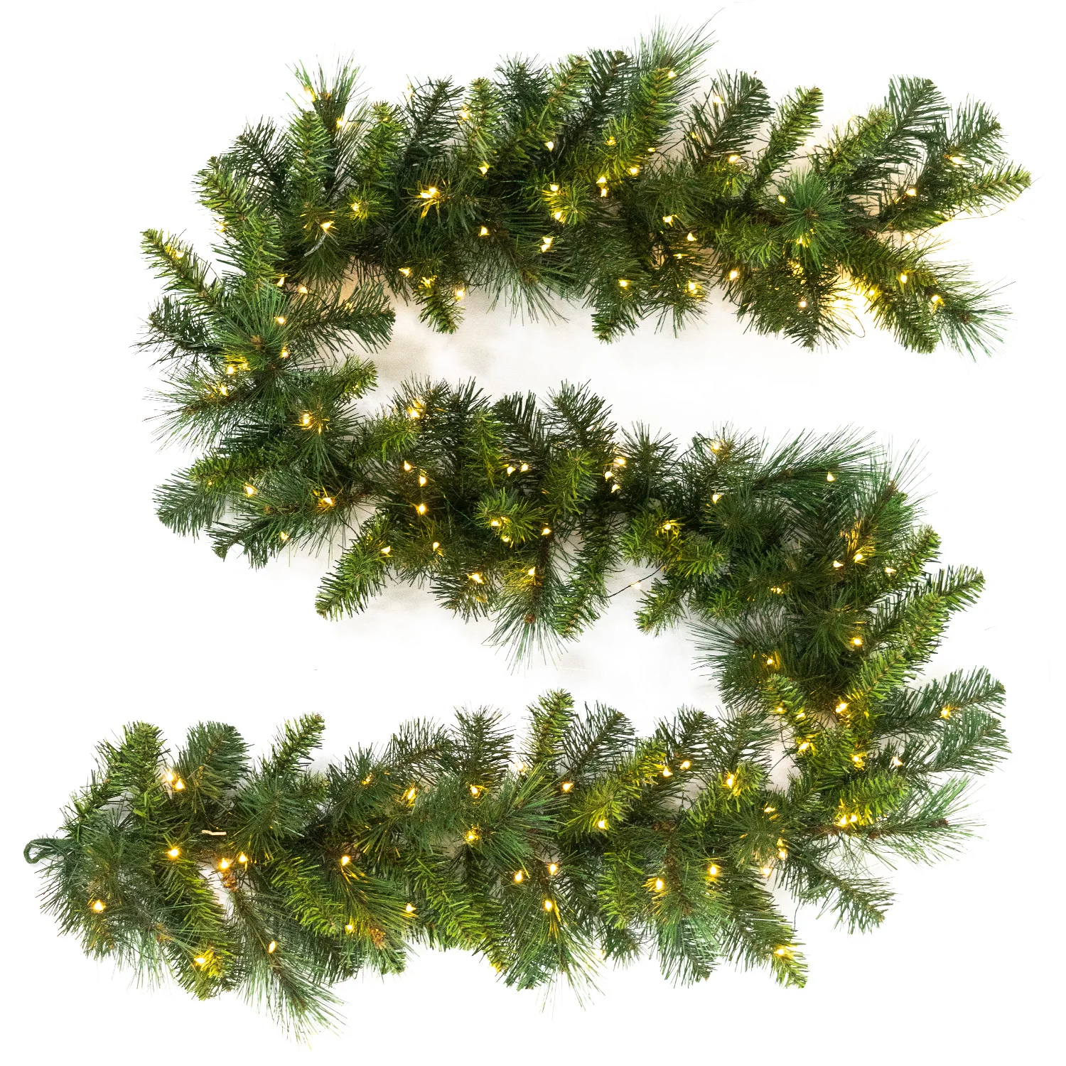 Fashionable Xmas Garland Gold Shiny Large Ornament Balls Plastic