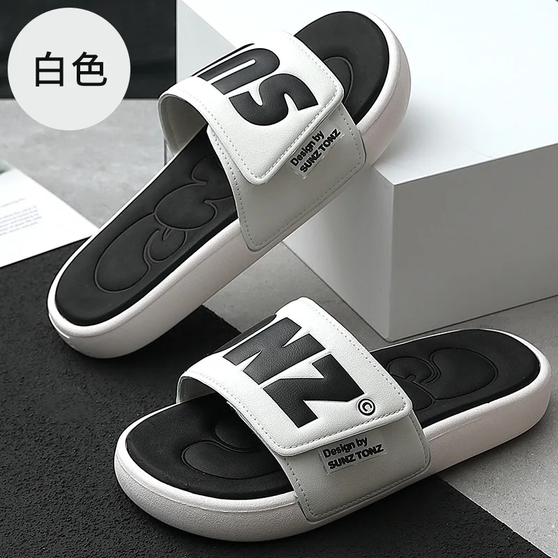 

2021 Summer Casual Beach Shoes Basketball Men Designers Shoes Sandals For Men Slides Slippers, 4 colors