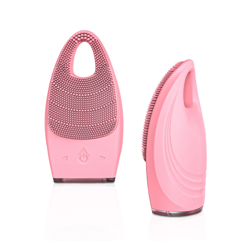 

On the market 2021 Newest Vibrating Face brush massager Rechargeable waterproof Electric facial cleansing brush