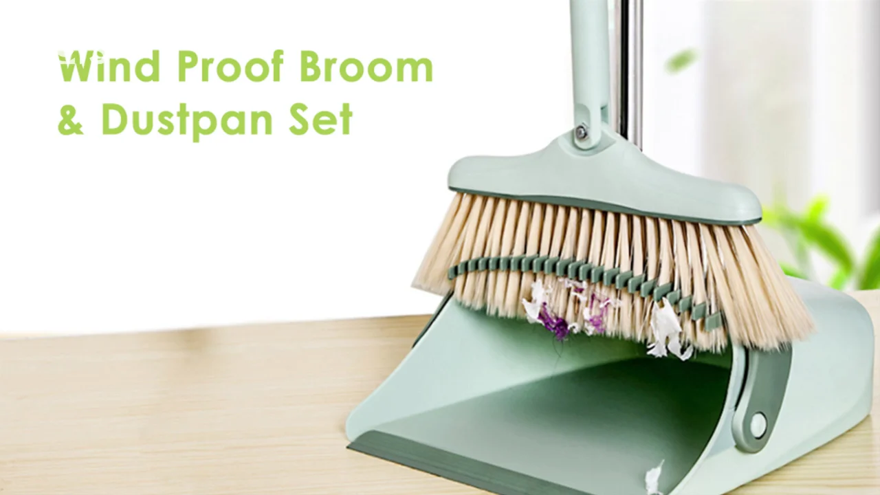 Magic Broom Sweeper Dustpan Sets Household Soft Fur Floor Cleaning