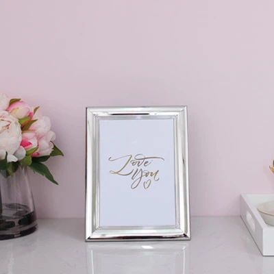 

4X6'' Simple European style high quality elegant photo frame family collage picture frames, Silver,rose gold,bronze,ancient tin