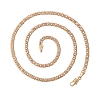

46132 xuping 2019 newest design gold plated fashion chain necklace jewelry