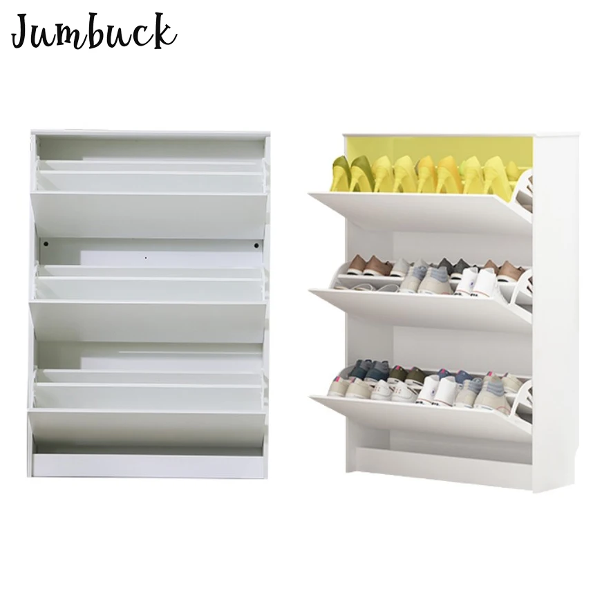 Large Modern Wooden Shoe Cabinet With 3 Tier Shoe Rack Cabinet - Buy ...