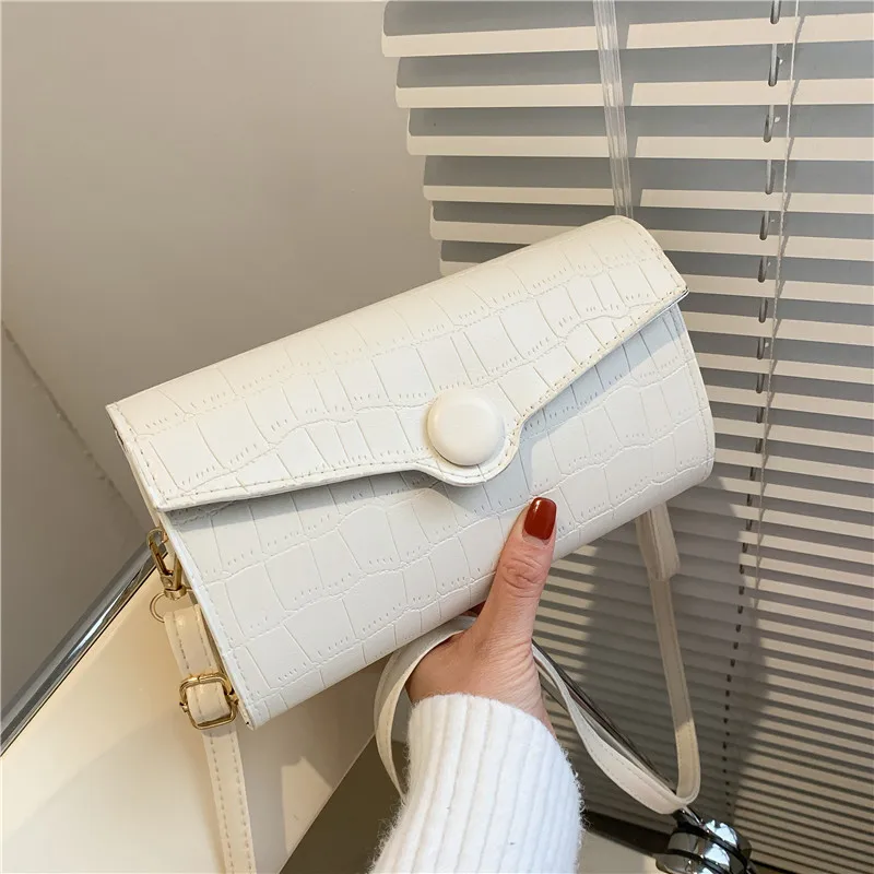 

2021New Korean Version Female Bags Small Square Bag Fashion Retro Stone Pattern Custom Satchel Handbag Shoulder Women Hand Bag, White, yellow, blue, black