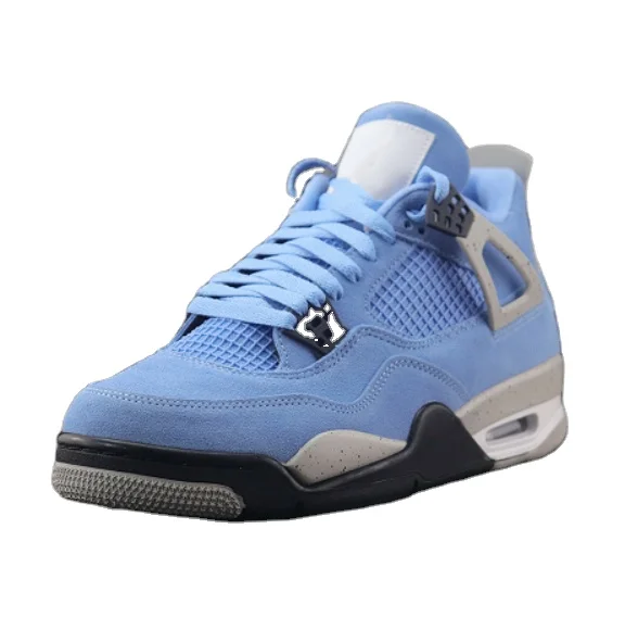 

High top men's outdoor sneakers fashion trend blue sneakers Chicago retro basketball shoes